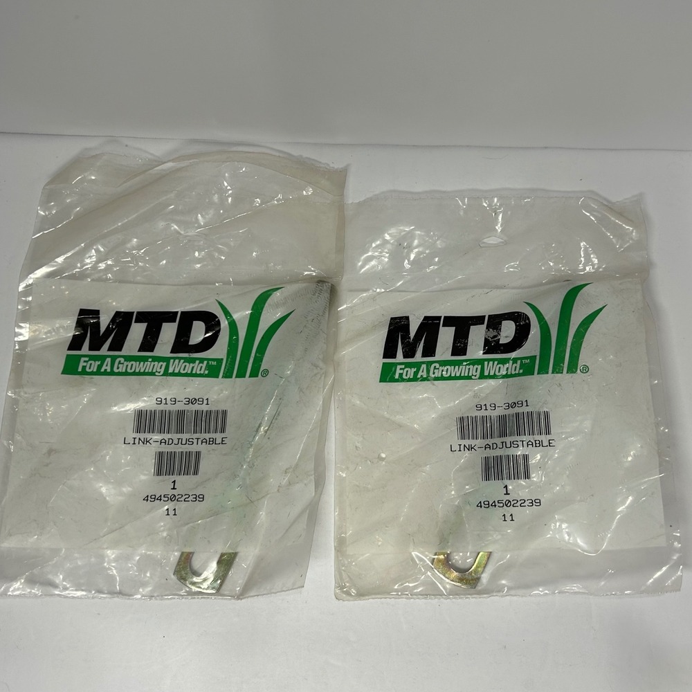 MTD 919-3091 Adjustable Link Lawn Garden Equipment Replacement Part Lot of 2 NEW